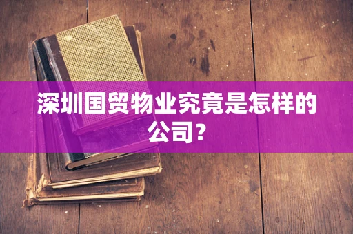 深圳国贸物业究竟是怎样的公司？