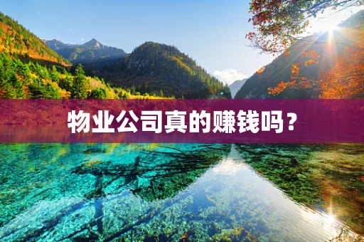 物业公司真的赚钱吗？