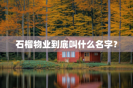 石榴物业到底叫什么名字？