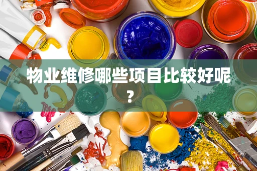 物业维修哪些项目比较好呢？