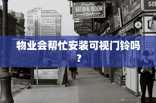 物业会帮忙安装可视门铃吗？