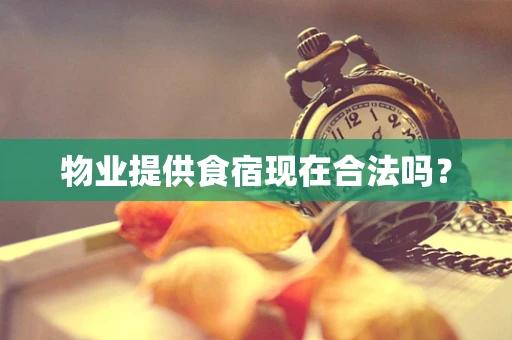 物业提供食宿现在合法吗？