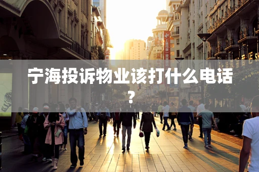 宁海投诉物业该打什么电话？