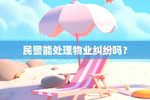 民警能处理物业纠纷吗？